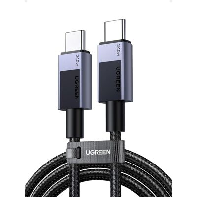 UGREEN Type C 2.0 Male To Type C 2.0 Male Charging & Data Cable (240 W Max) 2 m UGREEN Type C 2.0 Male To Type C 2.0 Male Charging & Data Cable (240 W Max) 2 m