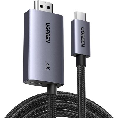 UGREEN USB C to 4K @ 60 Hz Unidirectional HDMI kábel 2 m s 100 W PD Fast Charging Adapter UGREEN USB C to 4K @ 60 Hz Unidirectional HDMI kábel 2 m s 100 W PD Fast Charging Adapter