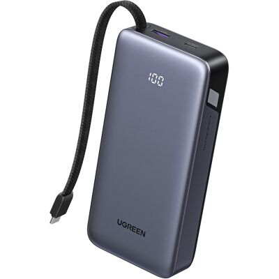 UGREEN 45 W Power Bank with Built-in Cable UGREEN 45 W Power Bank with Built-in Cable