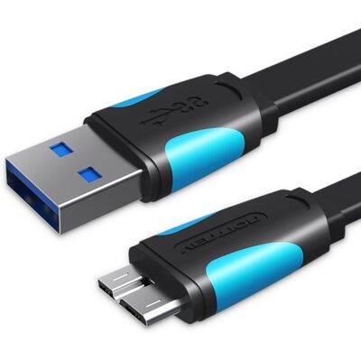 Vention USB 3.0 (M) to Micro USB-B (M) 0,25 m Black Vention USB 3.0 (M) to Micro USB-B (M) 0,25 m Black