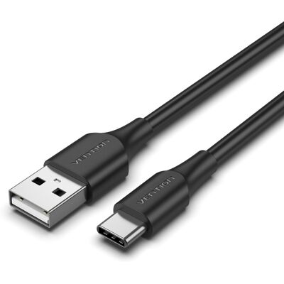 Vention USB 2.0 to USB-C 3A Cable 0.5M Black Vention USB 2.0 to USB-C 3A Cable 0.5M Black