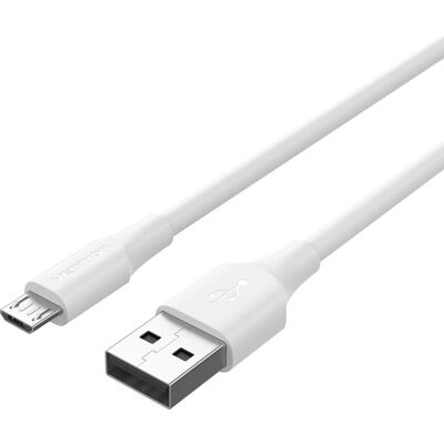 Vention USB 2.0 to micro USB 2A Cable 1M White Vention USB 2.0 to micro USB 2A Cable 1M White