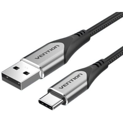 Vention Type-C (USB-C) <-> USB 2.0 Cable 3A Gray 0,5 m Aluminum Alloy Type Vention Type-C (USB-C) <-> USB 2.0 Cable 3A Gray 0,5 m Aluminum Alloy Type