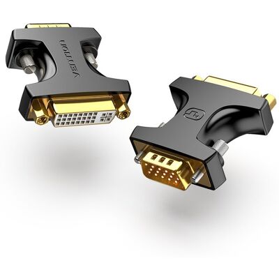 Vention VGA (M) to DVI (F) Adaptér Black Vention VGA (M) to DVI (F) Adaptér Black