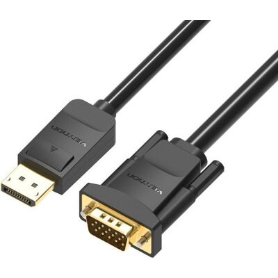 Vention DisplayPort (DP) to VGA Cable 1,5 m Black Vention DisplayPort (DP) to VGA Cable 1,5 m Black
