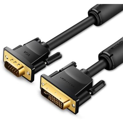 Vention DVI (24+5) to VGA Cable 2m Black Vention DVI (24+5) to VGA Cable 2m Black