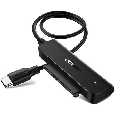 Ugreen USB-C 3.1 to SATA III Adaptér Cable for 2,5“ HDD/SSD Black 0,5 m Ugreen USB-C 3.1 to SATA III Adaptér Cable for 2,5“ HDD/SSD Black 0,5 m