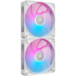 Corsair iCUE LINK RX140 RGB MAX White Dual Fan Kit Corsair iCUE LINK RX140 RGB MAX White Dual Fan Kit