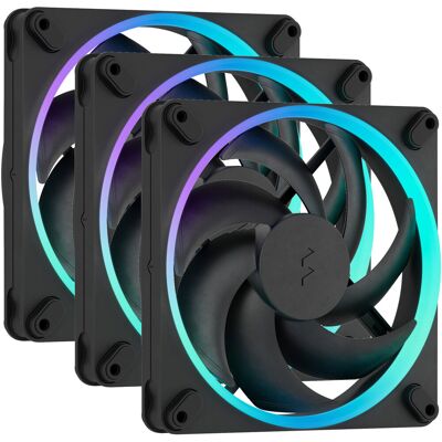 FRACTAL DESIGN Fractal dizajn Momentum 14 RGB 3-pack Black FRACTAL DESIGN Fractal dizajn Momentum 14 RGB 3-pack Black