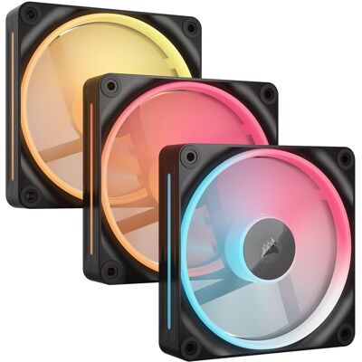 Corsair iCUE LINK LX120-R RGB Black Triple Fan Kit Corsair iCUE LINK LX120-R RGB Black Triple Fan Kit