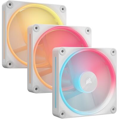 Corsair iCUE LINK LX120-R RGB White Triple Fan Kit Corsair iCUE LINK LX120-R RGB White Triple Fan Kit