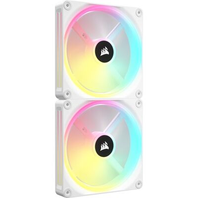 Corsair iCUE LINK QX140 RGB Fans Starter Kit – White Corsair iCUE LINK QX140 RGB Fans Starter Kit – White