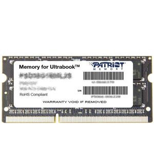 Patriot SO-DIMM 4 GB DDR3 1600 MHz CL11 Ultrabook Line Patriot SO-DIMM 4 GB DDR3 1600 MHz CL11 Ultrabook Line