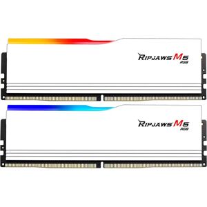 G.SKILL 32 GB KIT DDR5 6000 MT/s CL36 Ripjaws M5 RGB White G.SKILL 32 GB KIT DDR5 6000 MT/s CL36 Ripjaws M5 RGB White