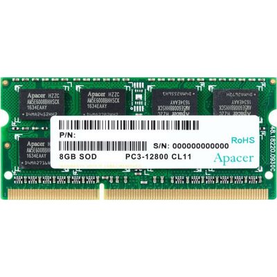 Apacer SO-DIMM 8GB DDR3 1600MT/s CL11 Apacer SO-DIMM 8GB DDR3 1600MT/s CL11