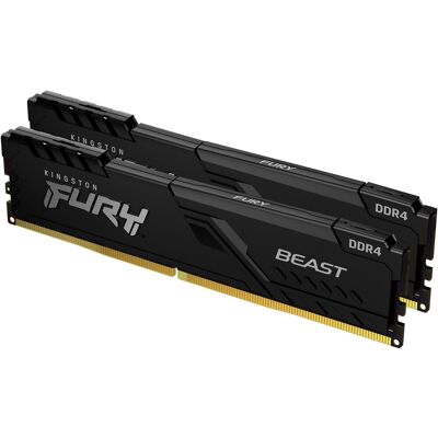 Kingston FURY 32 GB KIT DDR4 3200 MHz CL16 Beast Black Kingston FURY 32 GB KIT DDR4 3200 MHz CL16 Beast Black