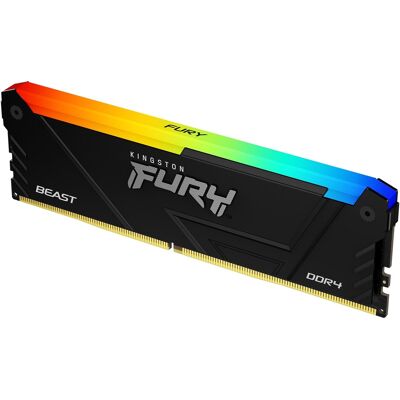 Kingston FURY 16 GB DDR4 3200 MHz CL16 Beast Black RGB Kingston FURY 16 GB DDR4 3200 MHz CL16 Beast Black RGB