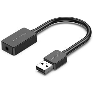 Vention 1-port USB External Sound Card 0,15 m Black (OMTP-CTIA) Vention 1-port USB External Sound Card 0,15 m Black (OMTP-CTIA)