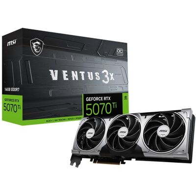 MSI GeForce RTX 5070 Ti 16G VENTUS 3X OC MSI GeForce RTX 5070 Ti 16G VENTUS 3X OC