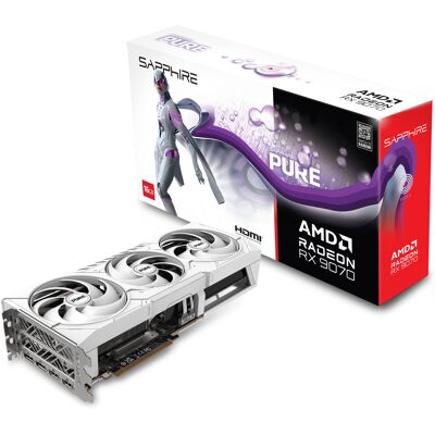 Sapphire PURE AMD Radeon RX 9070 GAMING OC 16G Sapphire PURE AMD Radeon RX 9070 GAMING OC 16G