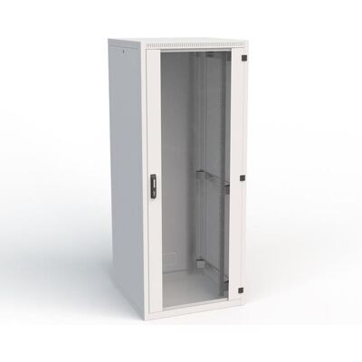 Conteg RI7-27-60/60 – 19" dátový rozvádzač, 27U, 600 × 600 mm, sivý Conteg RI7-27-60/60 – 19" dátový rozvádzač, 27U, 600 × 600 mm, sivý