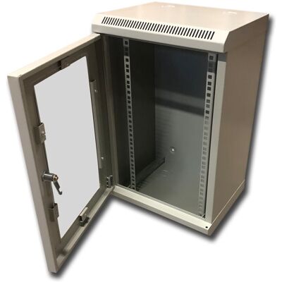 Datacom 10" 12U/280 mm (sklo) sivý Datacom 10" 12U/280 mm (sklo) sivý