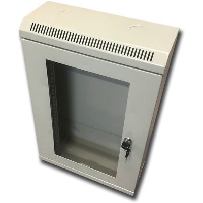 Datacom 10" 12U/140 mm (sklo) sivý Datacom 10" 12U/140 mm (sklo) sivý