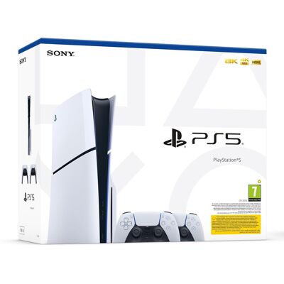 Sony PlayStation 5 (Slim) – 1 TB + 2× DualSense bezdrôtový ovládač Sony PlayStation 5 (Slim) – 1 TB + 2× DualSense bezdrôtový ovládač