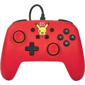 PowerA Wired Controller - Nintendo Switch - Laughing Pikachu PowerA Wired Controller - Nintendo Switch - Laughing Pikachu