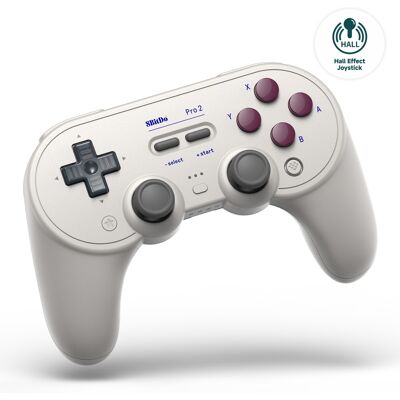 8BitDo Pro 2 Wireless Controller (Hall Effect Joystick) – G Classic Edition – Nintendo Switch 8BitDo Pro 2 Wireless Controller (Hall Effect Joystick) – G Classic Edition – Nintendo Switch