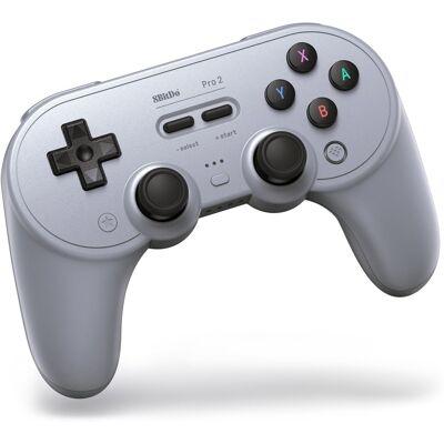 8BitDo Pro 2 Wireless Controller (Hall Effect Joystick) – Gray Edition – Nintendo Switch 8BitDo Pro 2 Wireless Controller (Hall Effect Joystick) – Gray Edition – Nintendo Switch