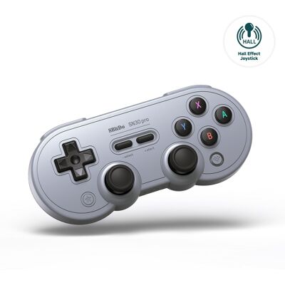 8BitDo SN30 Pro Wireless Gamepad (Hall Effect Joystick) – Grey Edition – Nintendo Switch 8BitDo SN30 Pro Wireless Gamepad (Hall Effect Joystick) – Grey Edition – Nintendo Switch