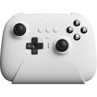 8BitDo Ultimate Wireless Controller with Charging Dock – White – Nintendo Switch 8BitDo Ultimate Wireless Controller with Charging Dock – White – Nintendo Switch