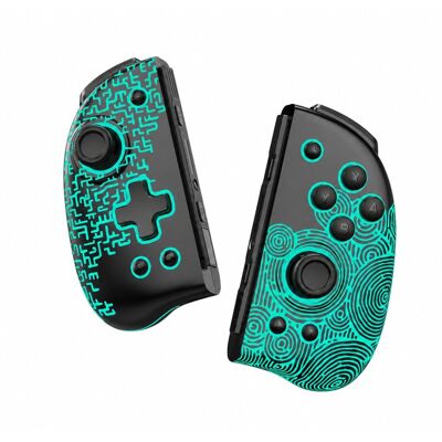 FUNLAB Luminous Wireless Joypad – Zonai Black – Nintendo Switch FUNLAB Luminous Wireless Joypad – Zonai Black – Nintendo Switch