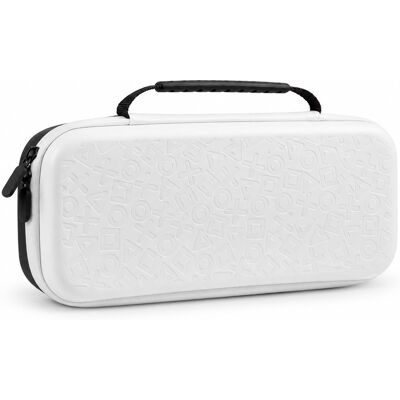 Nintendo FUNLAB PS Portal Bag w/ Iron Stamp - White - PlayStation Portal Remote Player Nintendo FUNLAB PS Portal Bag w/ Iron Stamp - White - PlayStation Portal Remote Player