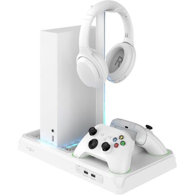 FIXED Multifunctional Stand na Xbox Series S X s odvetrávaním a nabíjaním biely FIXED Multifunctional Stand na Xbox Series S X s odvetrávaním a nabíjaním biely