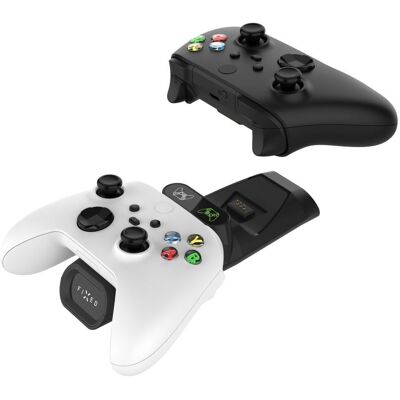 FIXED Charging Station na dva bezdrôtové ovládače Xbox Series S X a One čierny FIXED Charging Station na dva bezdrôtové ovládače Xbox Series S X a One čierny