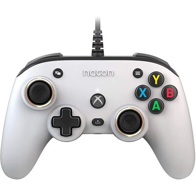 Nacon Pro Compact Controller – White – Xbox Nacon Pro Compact Controller – White – Xbox