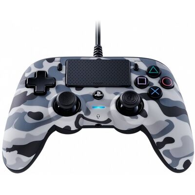 Nacon Wired Compact Controller PS4 – sivá kamufláž Nacon Wired Compact Controller PS4 – sivá kamufláž