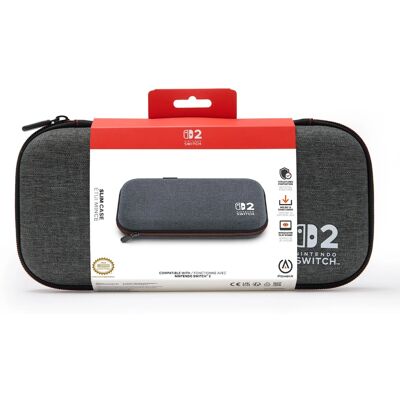 PowerA Slim Case – Nintendo Switch 2 – Dark Heather Grey PowerA Slim Case – Nintendo Switch 2 – Dark Heather Grey