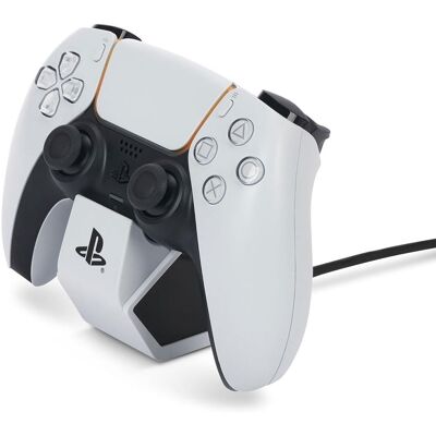 PowerA Solo Charging Station – PS5 DualSense Wireless Controllers – White PowerA Solo Charging Station – PS5 DualSense Wireless Controllers – White