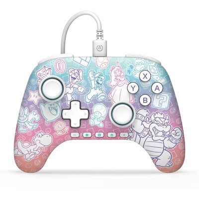 PowerA Advantage Wired Controller na Nintendo Switch 2 – Super Mario, Mushroom Kingdom PowerA Advantage Wired Controller na Nintendo Switch 2 – Super Mario, Mushroom Kingdom