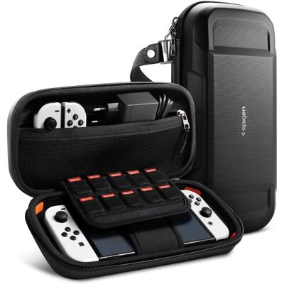 Spigen Rugged Armor Pro Pouch Black Nintendo Switch/Switch OLED Spigen Rugged Armor Pro Pouch Black Nintendo Switch/Switch OLED