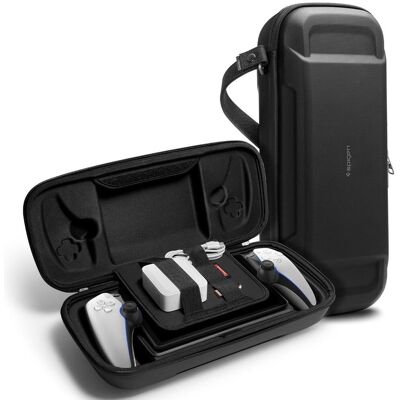 Spigen Rugged Armor Pro Pouch Black Sony Playstation Portal Spigen Rugged Armor Pro Pouch Black Sony Playstation Portal