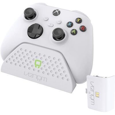 VENOM VS2870 Xbox Series S/X & One White Single Docking Station + 1 batéria VENOM VS2870 Xbox Series S/X & One White Single Docking Station + 1 batéria