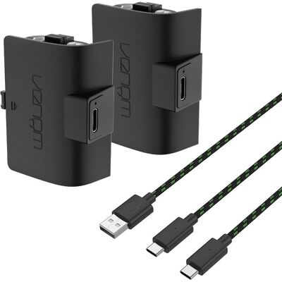VENOM VS2883 Xbox Series S/X & One Black High Capacity Twin Battery Pack + 3m kábel VENOM VS2883 Xbox Series S/X & One Black High Capacity Twin Battery Pack + 3m kábel