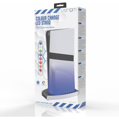 VENOM VS5027 PS5 Pro/Slim Multi-Colour LED Stand VENOM VS5027 PS5 Pro/Slim Multi-Colour LED Stand