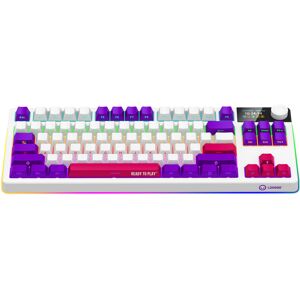 LORGAR KBP70TKLW, TKL biela – CZ LORGAR KBP70TKLW, TKL biela – CZ
