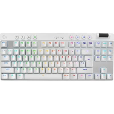 Logitech G PRO X TKL Lightspeed Tactile, biela Logitech G PRO X TKL Lightspeed Tactile, biela