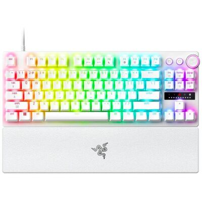 Razer Huntsman V3 Pro Tenkeyless 8KHz – White Ed. – US Razer Huntsman V3 Pro Tenkeyless 8KHz – White Ed. – US